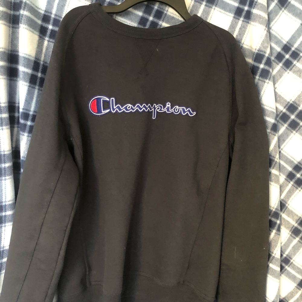 Blue champion crew neck